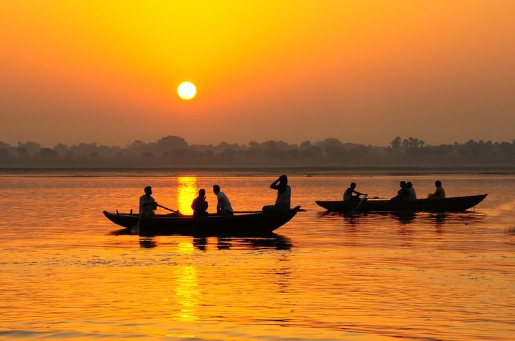 Der Fluss Ganges